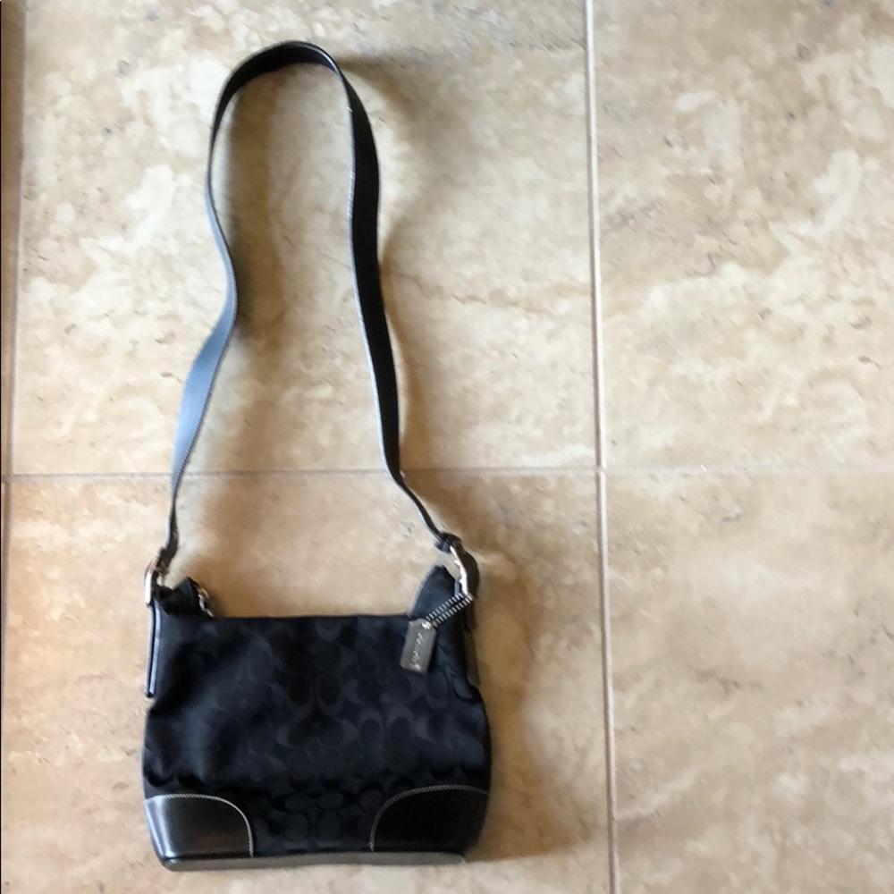 Coach Black Signature Crossbody bag
